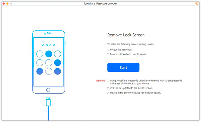 Joyoshare iPasscode Unlocker 4.6.0 screenshot