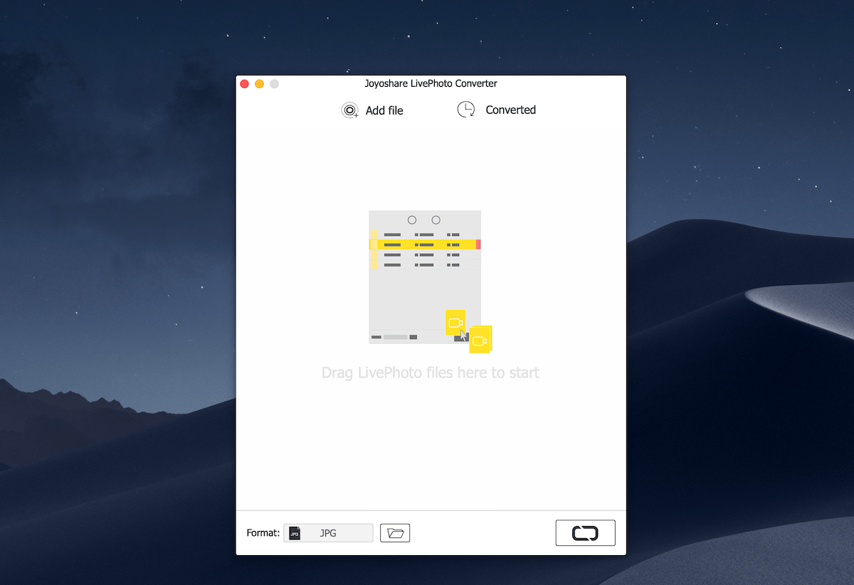Joyoshare LivePhoto Converter 2.0.0 screenshot
