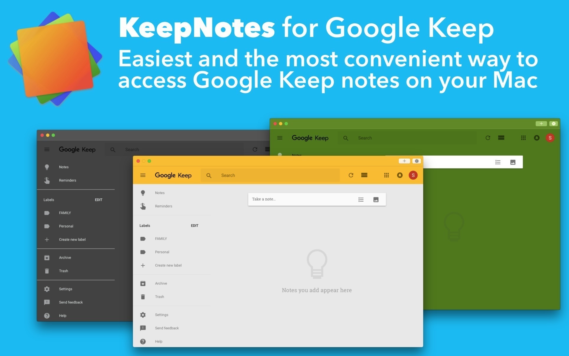 KeepNotes for Google Keep 1.8 screenshot