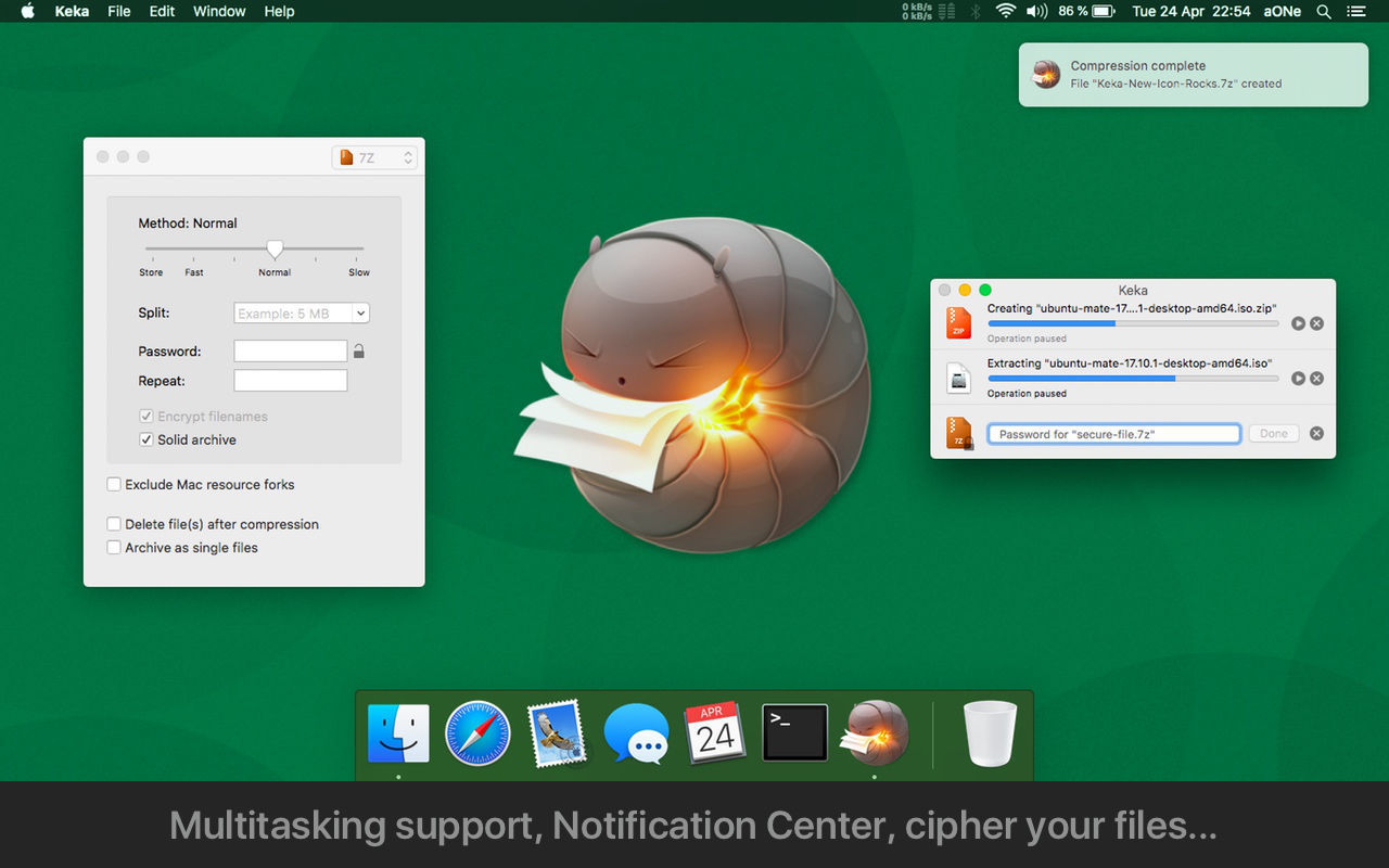 Keka 1.6.7 screenshot