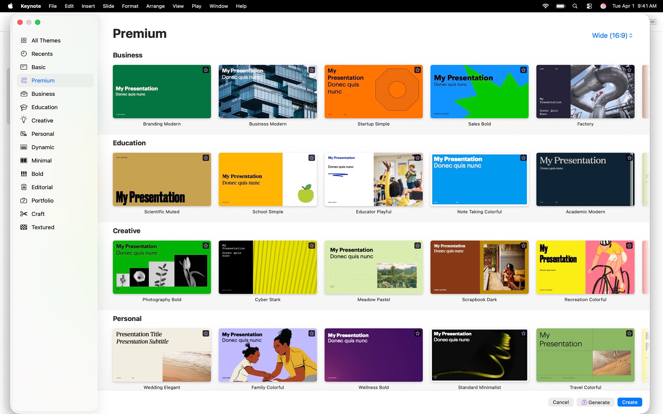 Keynote 15.3.1 screenshot