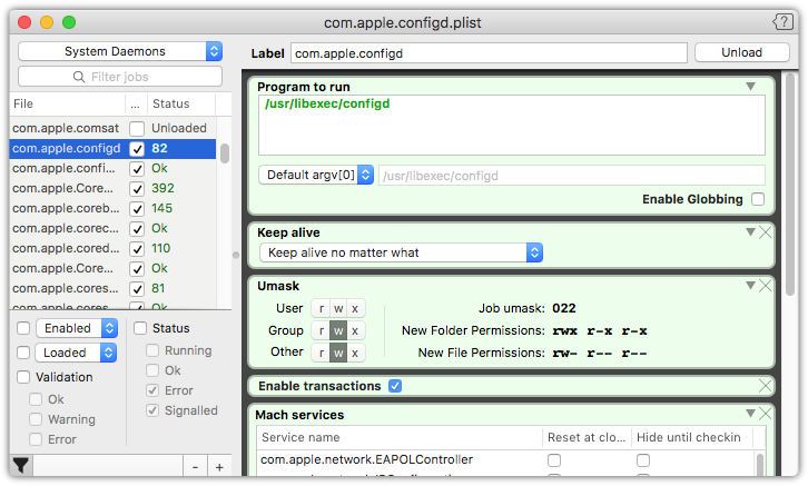 LaunchControl 1.52.4 screenshot