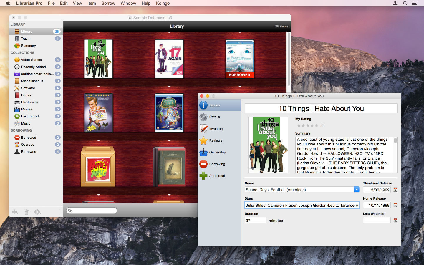 Librarian Pro 8.1.0 screenshot