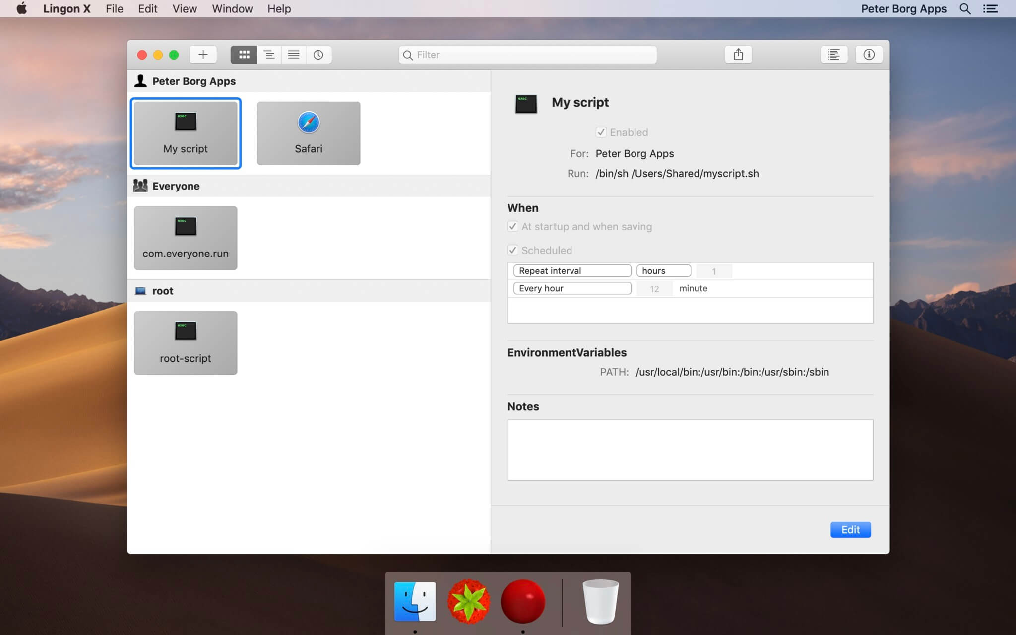 Lingon X 7.6 screenshot
