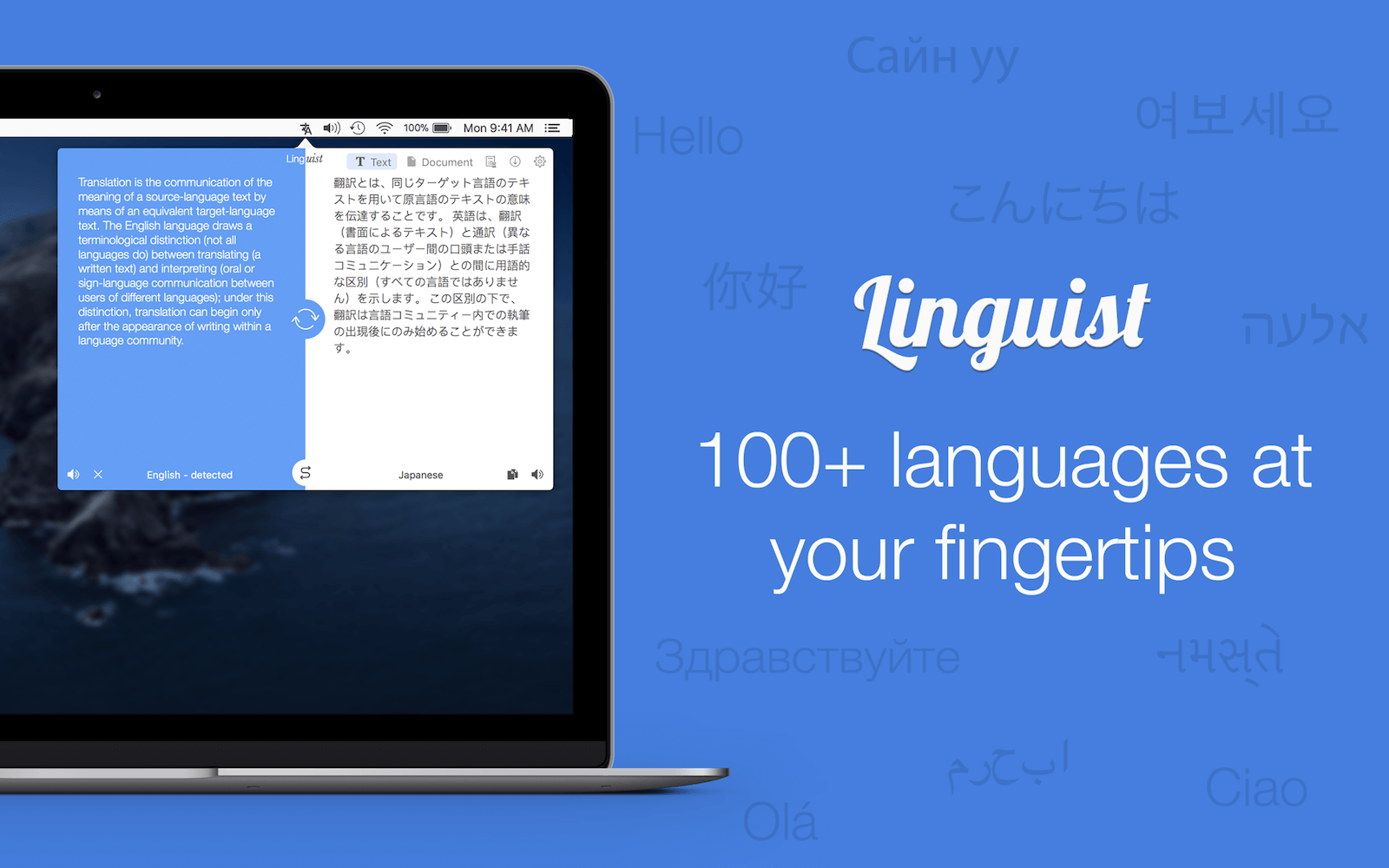 Linguist 3.4 screenshot
