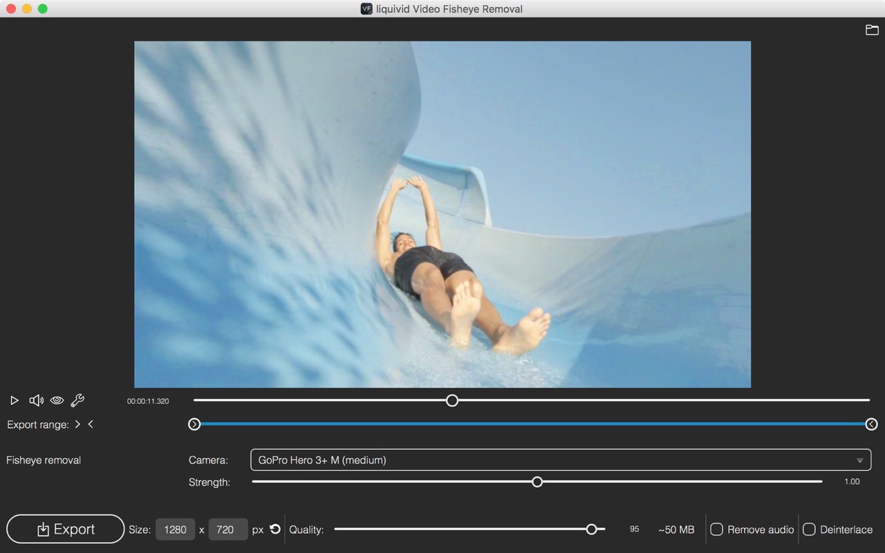 liquivid Video Fisheye Removal 1.4.1 screenshot