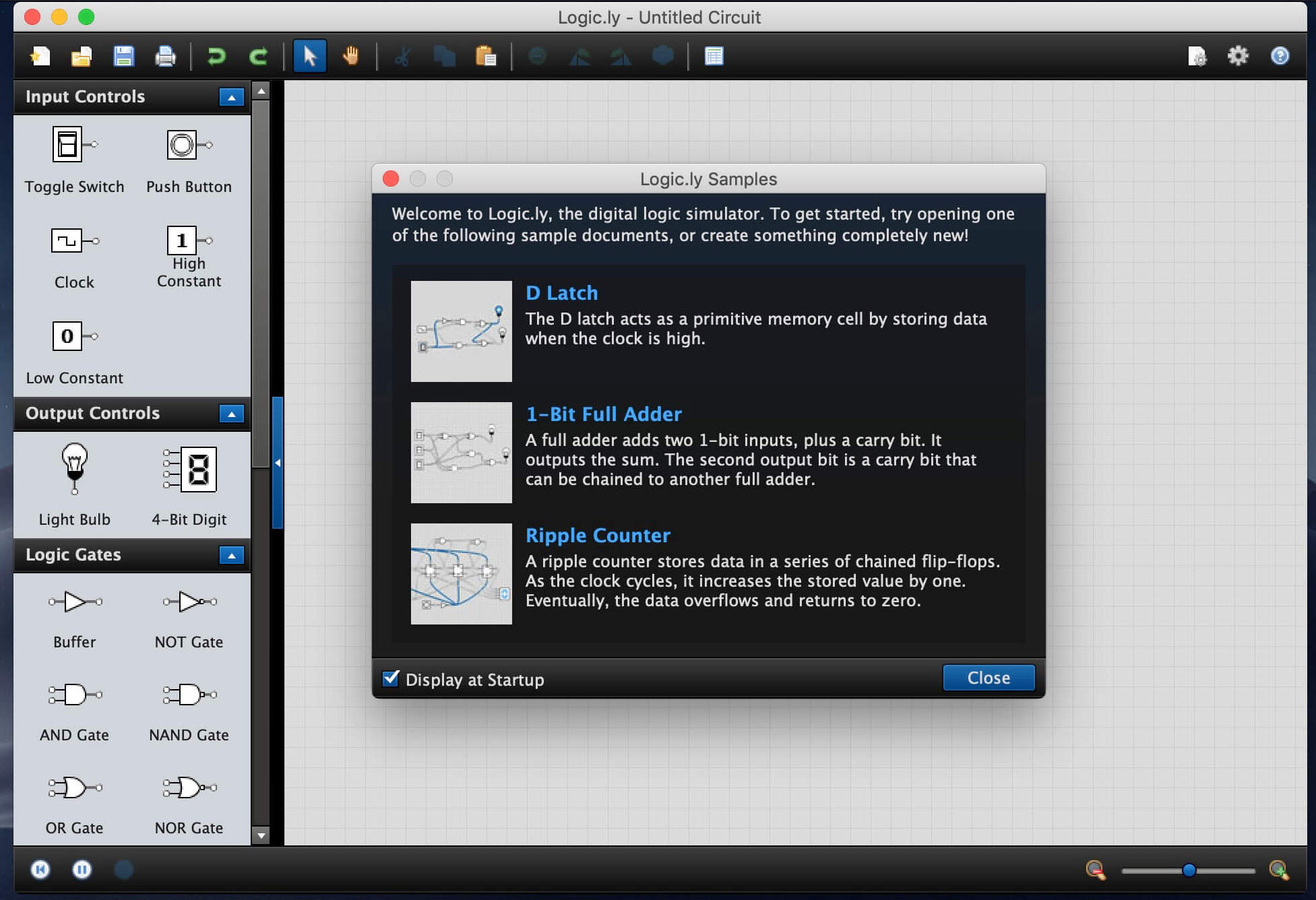 Logicly 1.13.0 screenshot