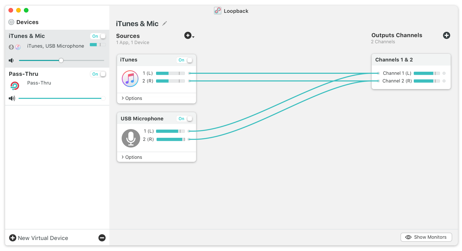 Loopback 2.5.0 screenshot