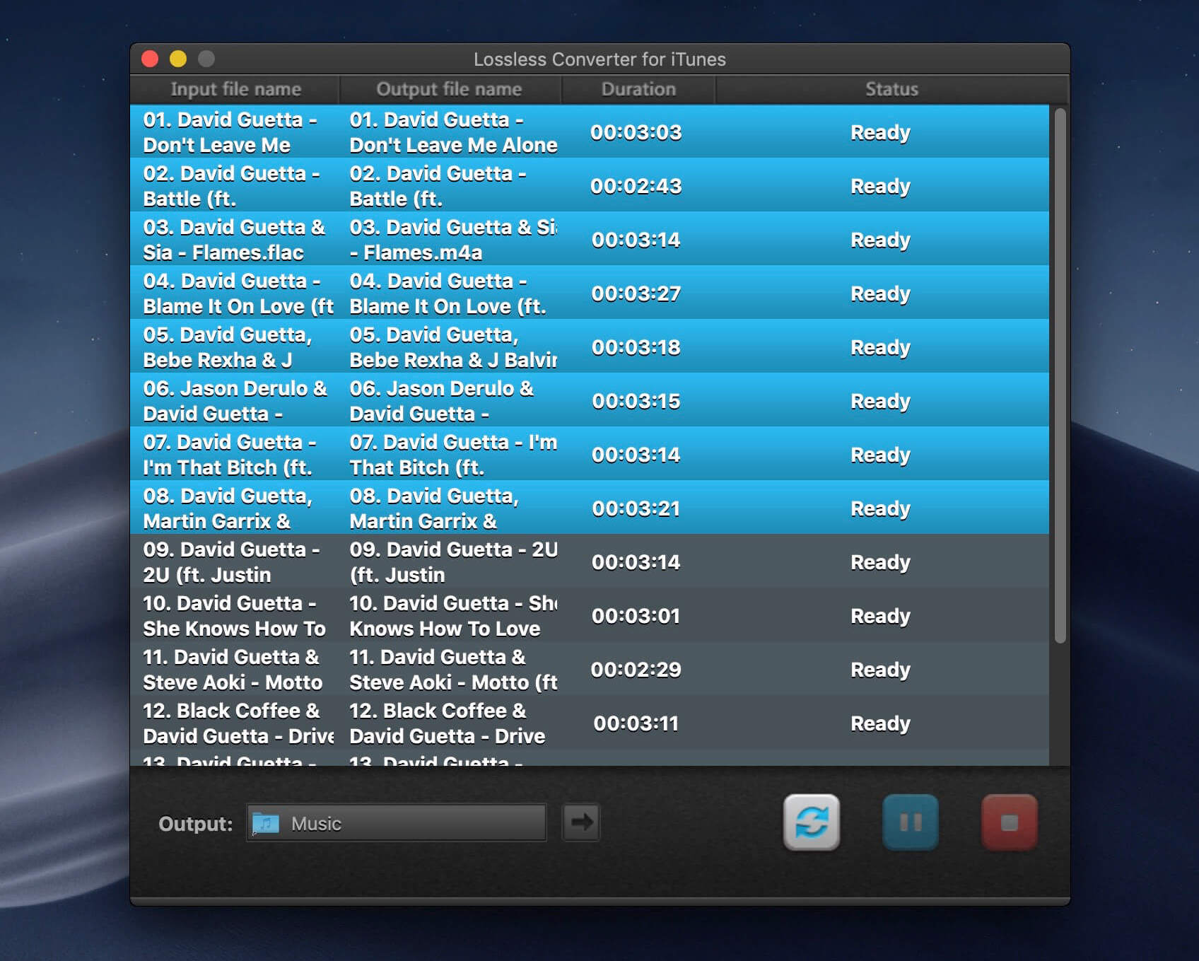 Lossless Converter for iTunes 1.7.0 screenshot