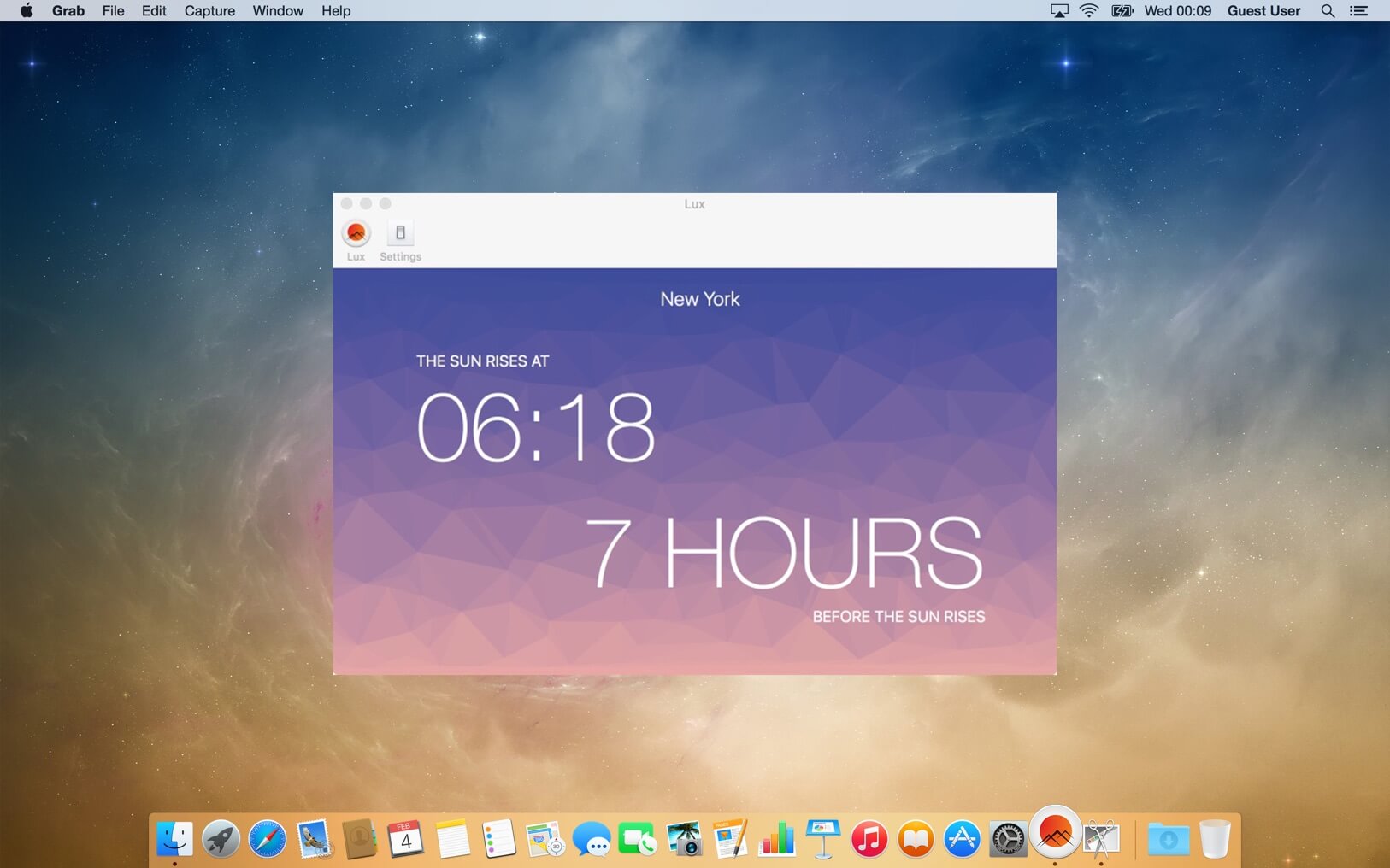 Lux 1.3 screenshot