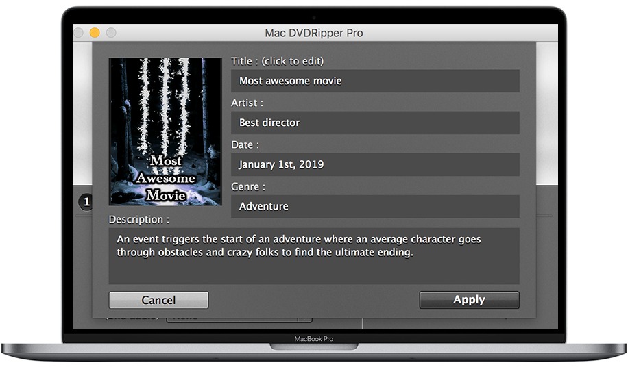 Mac DVDRipper Pro 8.0 – Copy, backup, and convert your DVDs. screenshot
