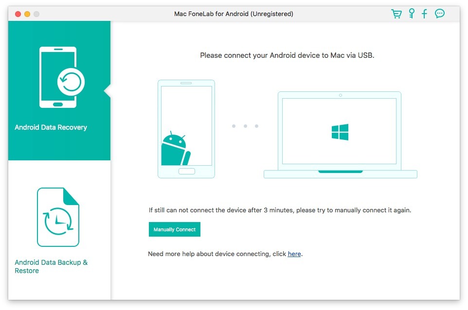 Mac FoneLab Android Data Recovery 3.2.28 screenshot