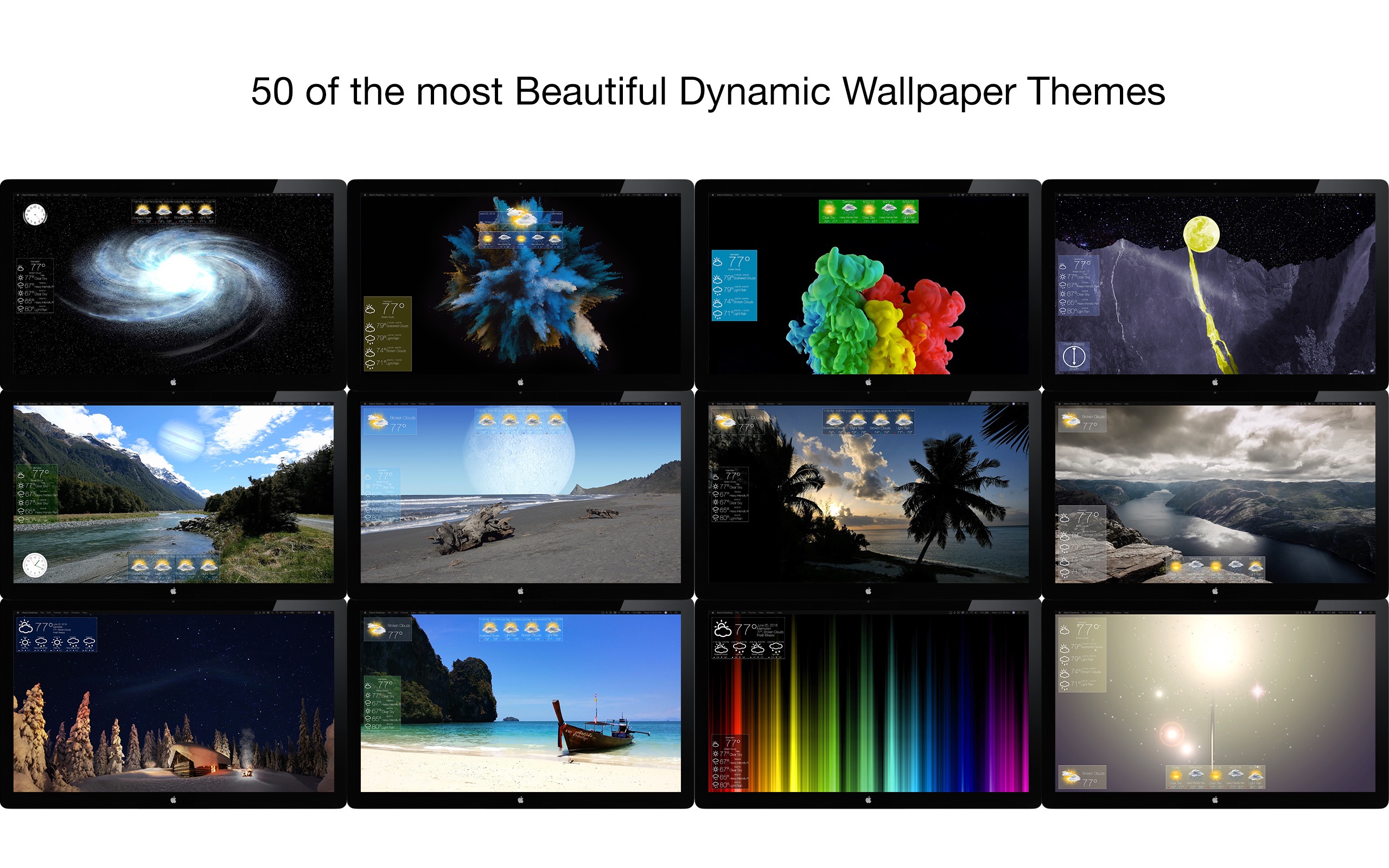 Mach Desktop 3.0.1 – Use Quartz Compositions, videos, or Web pages as wallpaper. screenshot