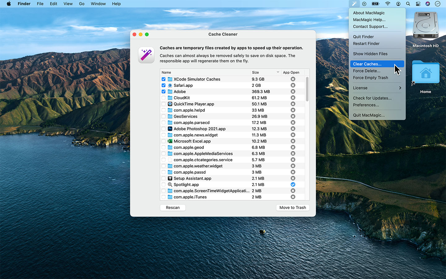 MacMagic 1.9.5 screenshot
