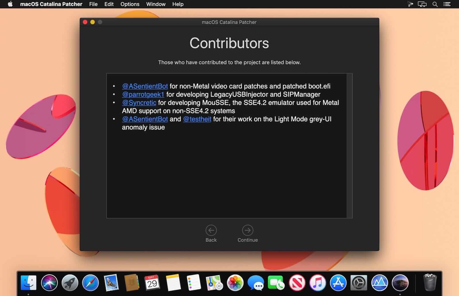 macOS Catalina Patcher 1.4.4 screenshot