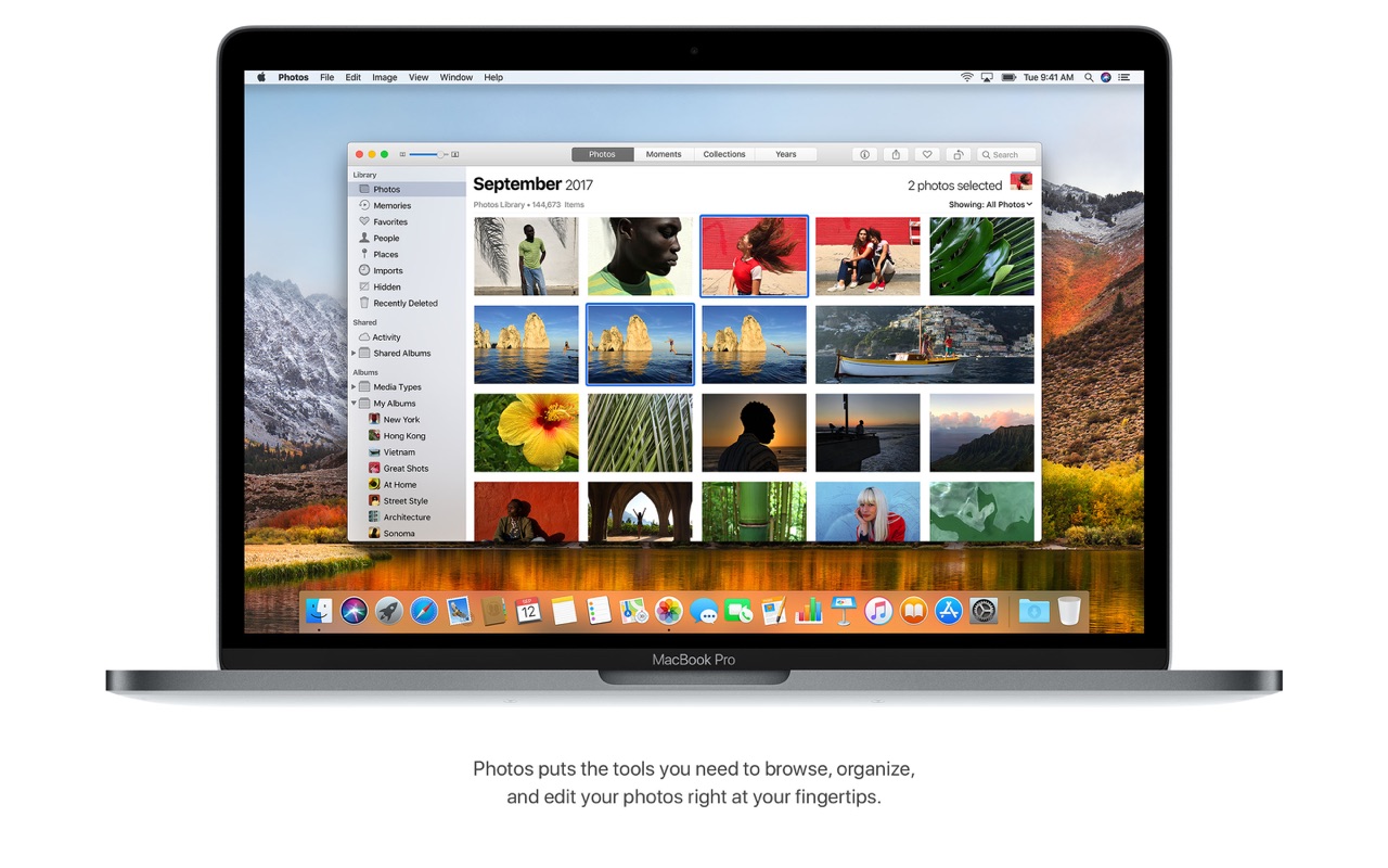 macOS High Sierra 10.13.4 Build 17E99 – The latest OS from Apple. screenshot