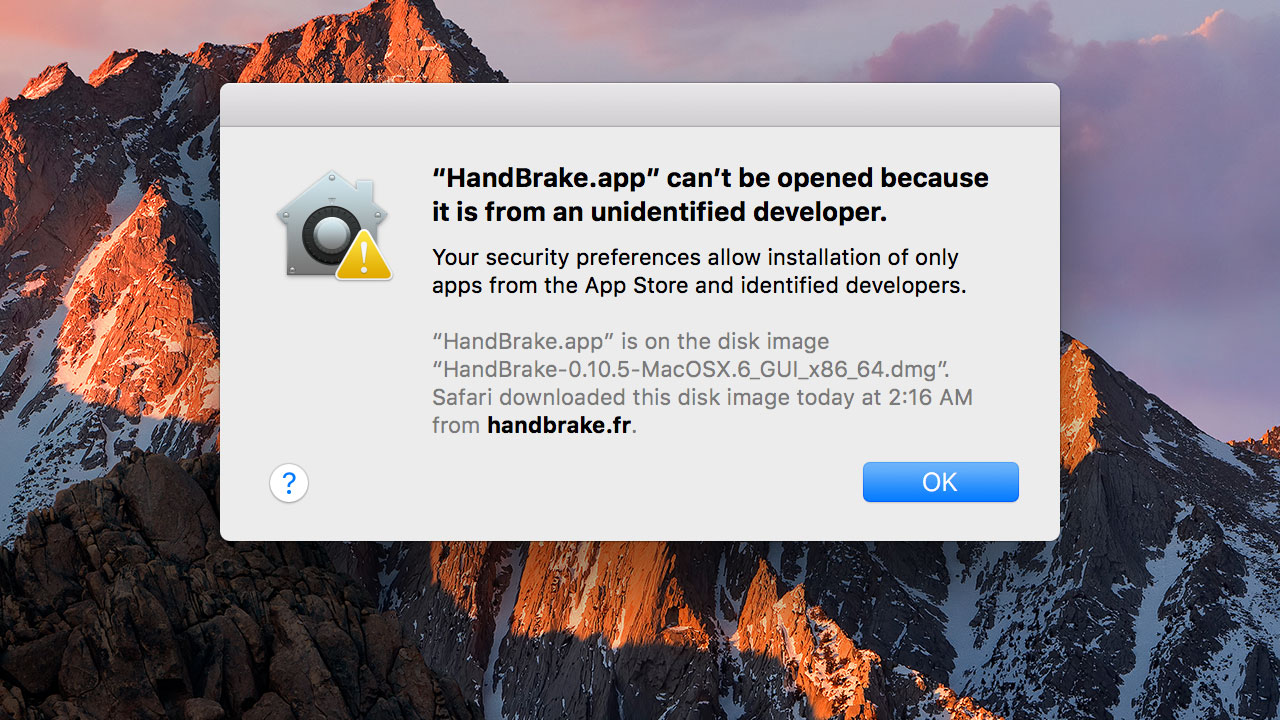 macOS Mojave Gatekeeper – AppKed screenshot