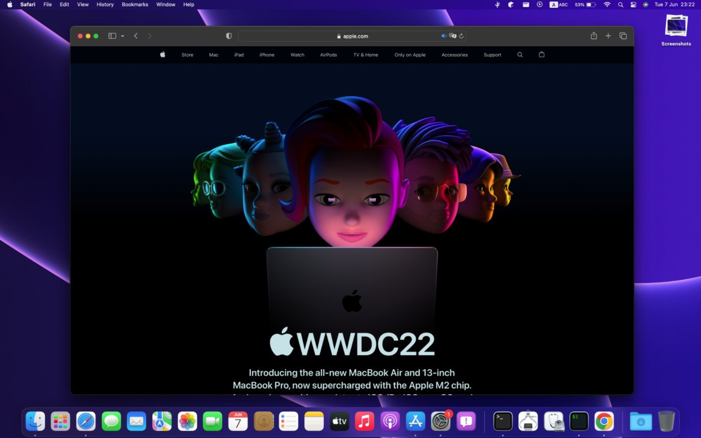 macOS Ventura 13.6.7 screenshot