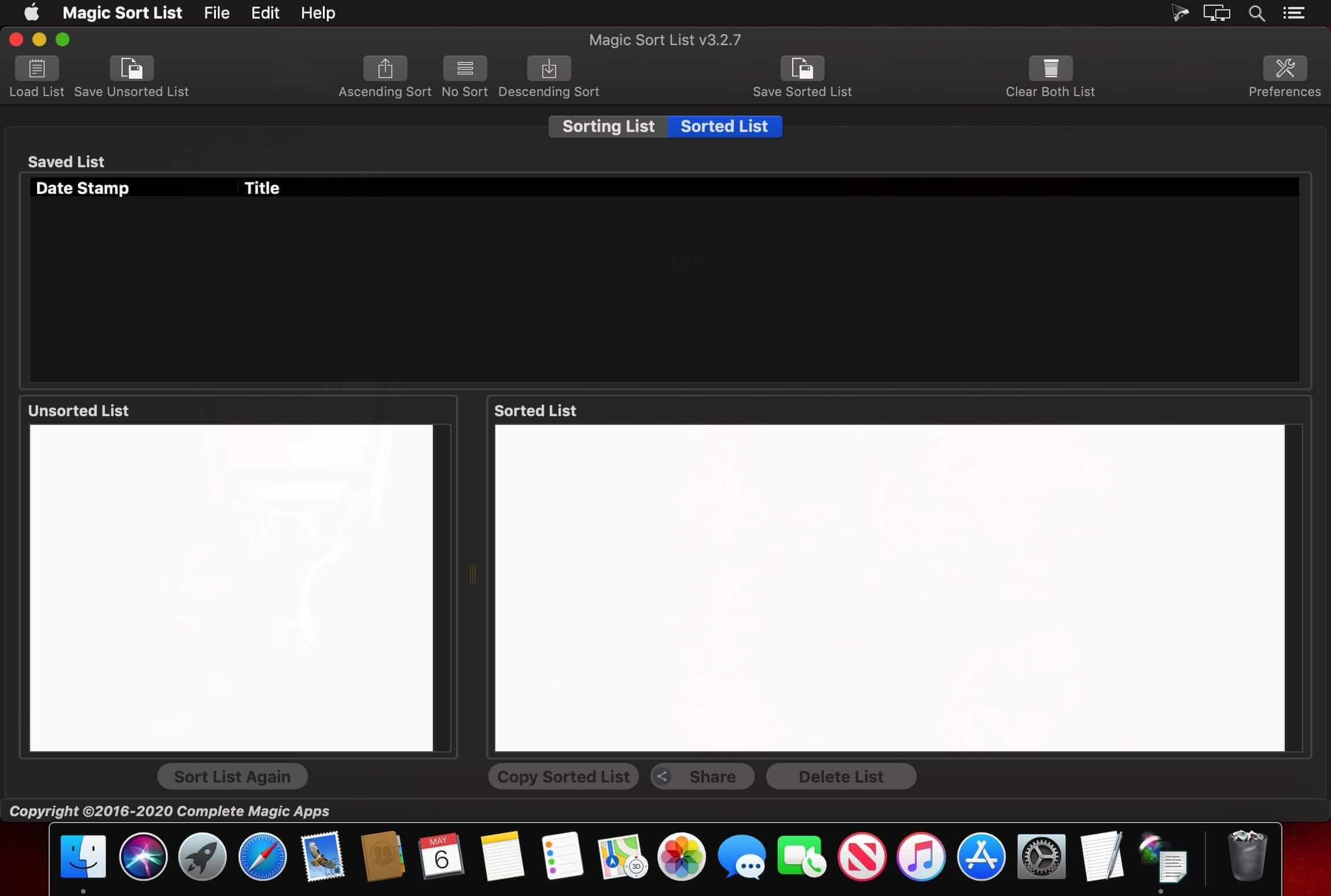 Magic Sort List 3.5.2 screenshot
