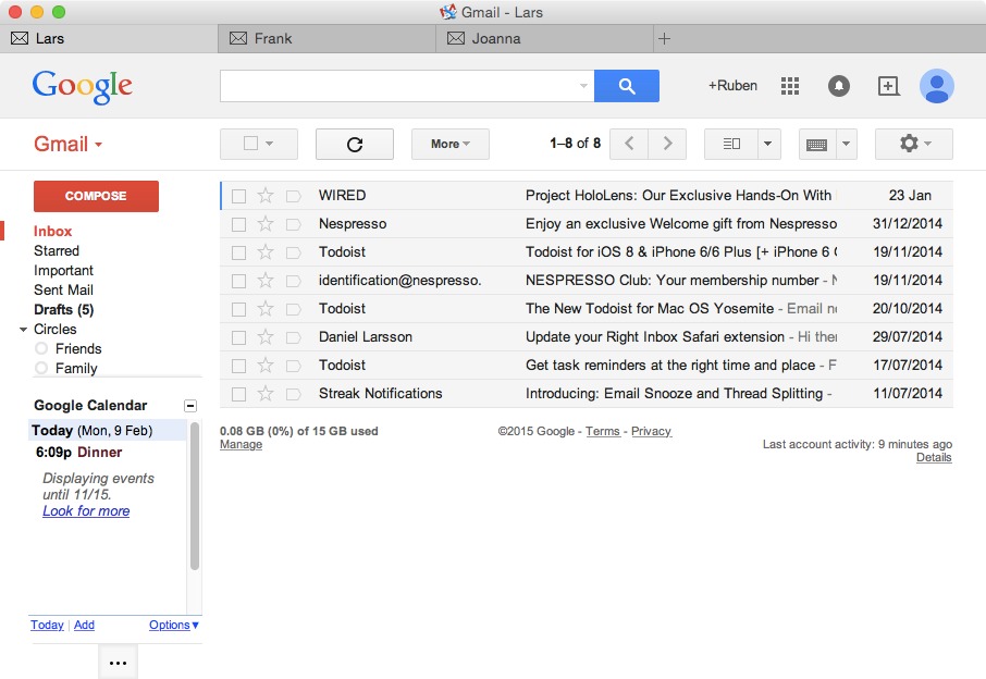 Mailplane 3.7.4 – The best way to use Gmail on your Mac. screenshot