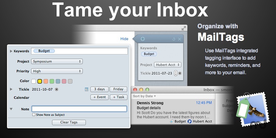 MailTags 5.1.6 – Add helpful tags and comments to your emails. screenshot