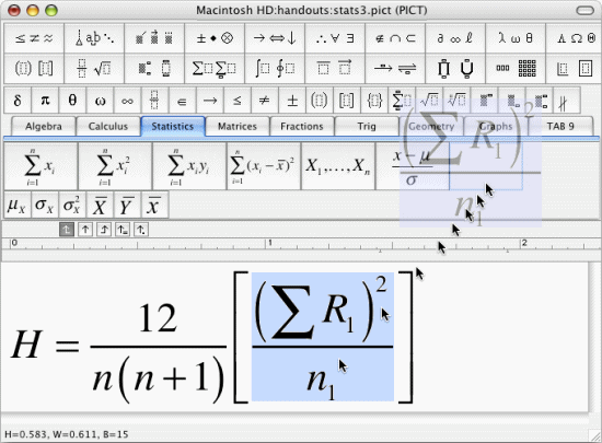 MathType 7.3.1 – Create/print web-based docs that contain math. screenshot