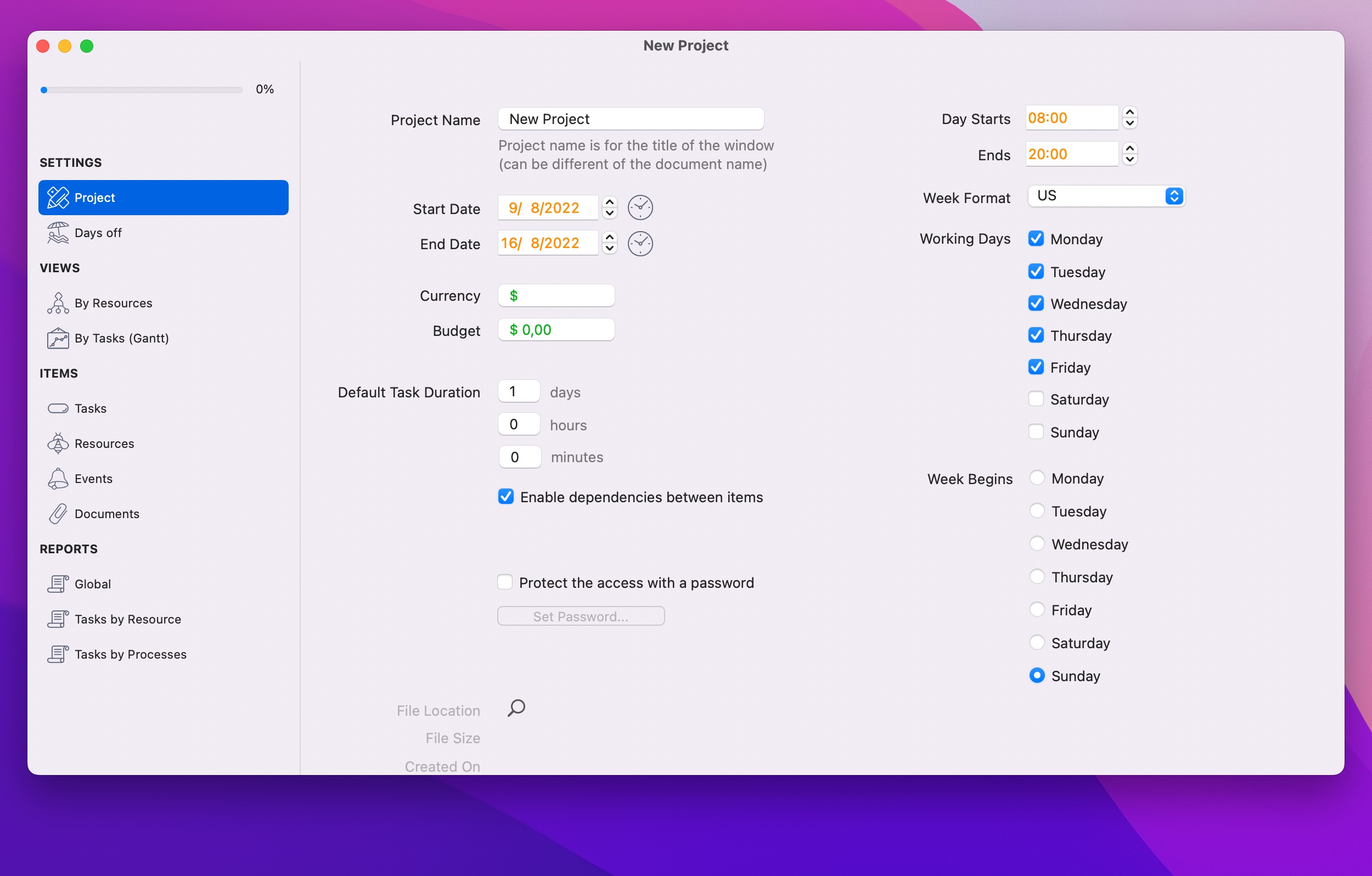 mcPlanner 4.1.2 screenshot