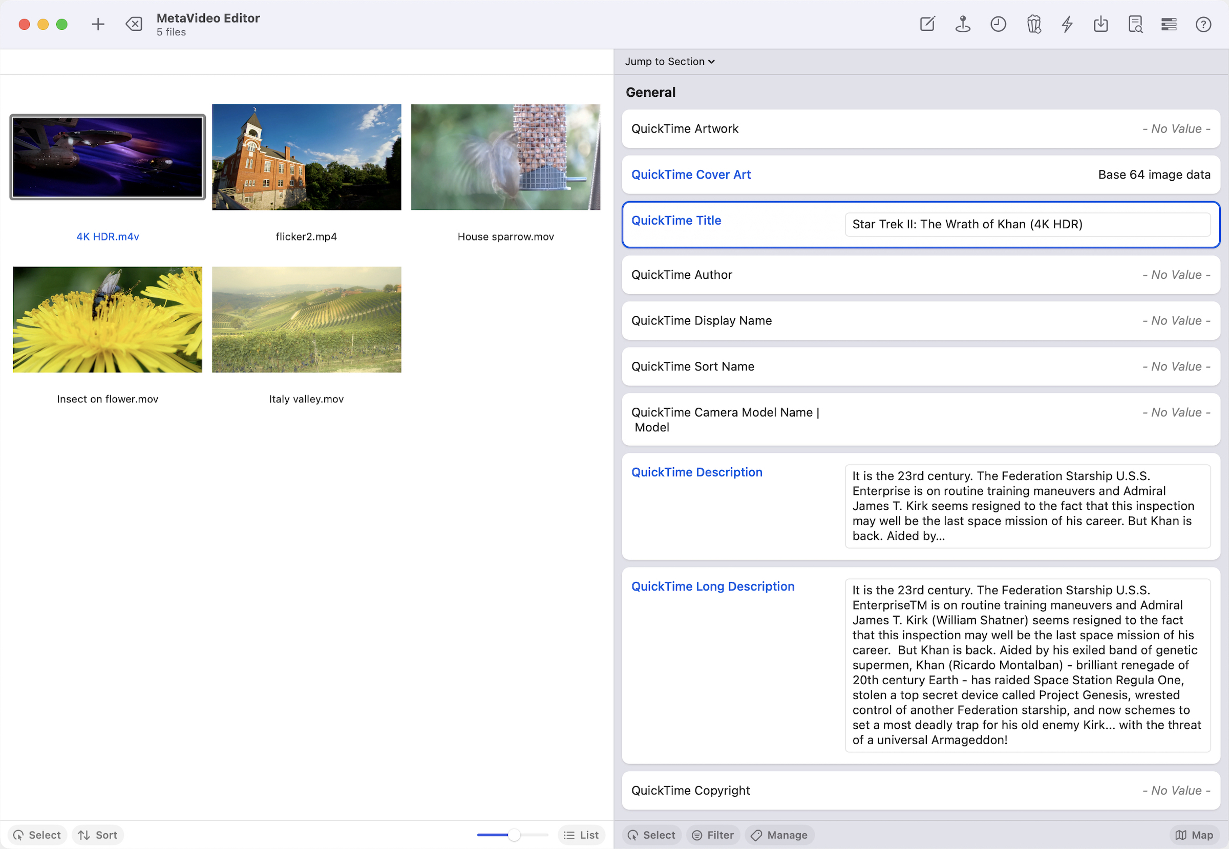 MetaVideo 1.1.6 screenshot