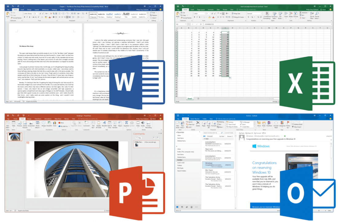 Microsoft Office 16.13 – Popular productivity suite. screenshot