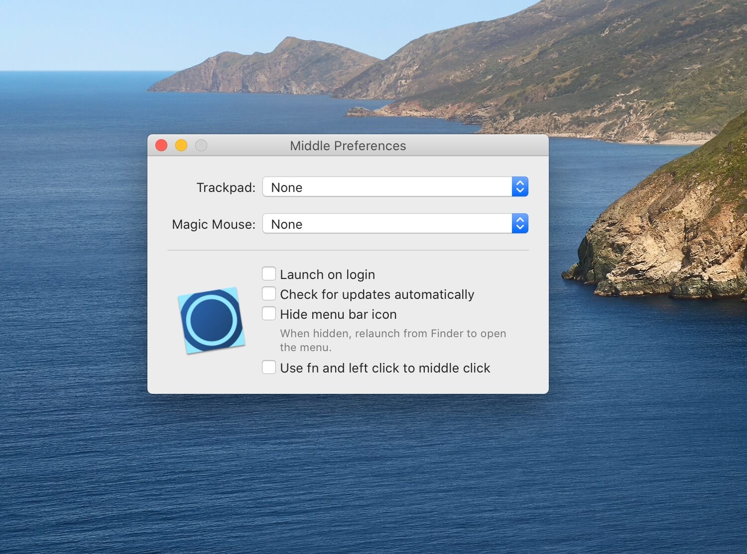 Middle 1.14.0 screenshot