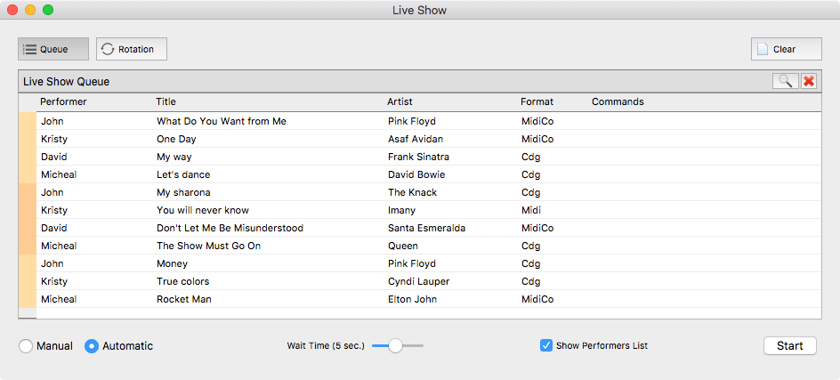 MidiCo 2.44 – Professional karaoke software. screenshot