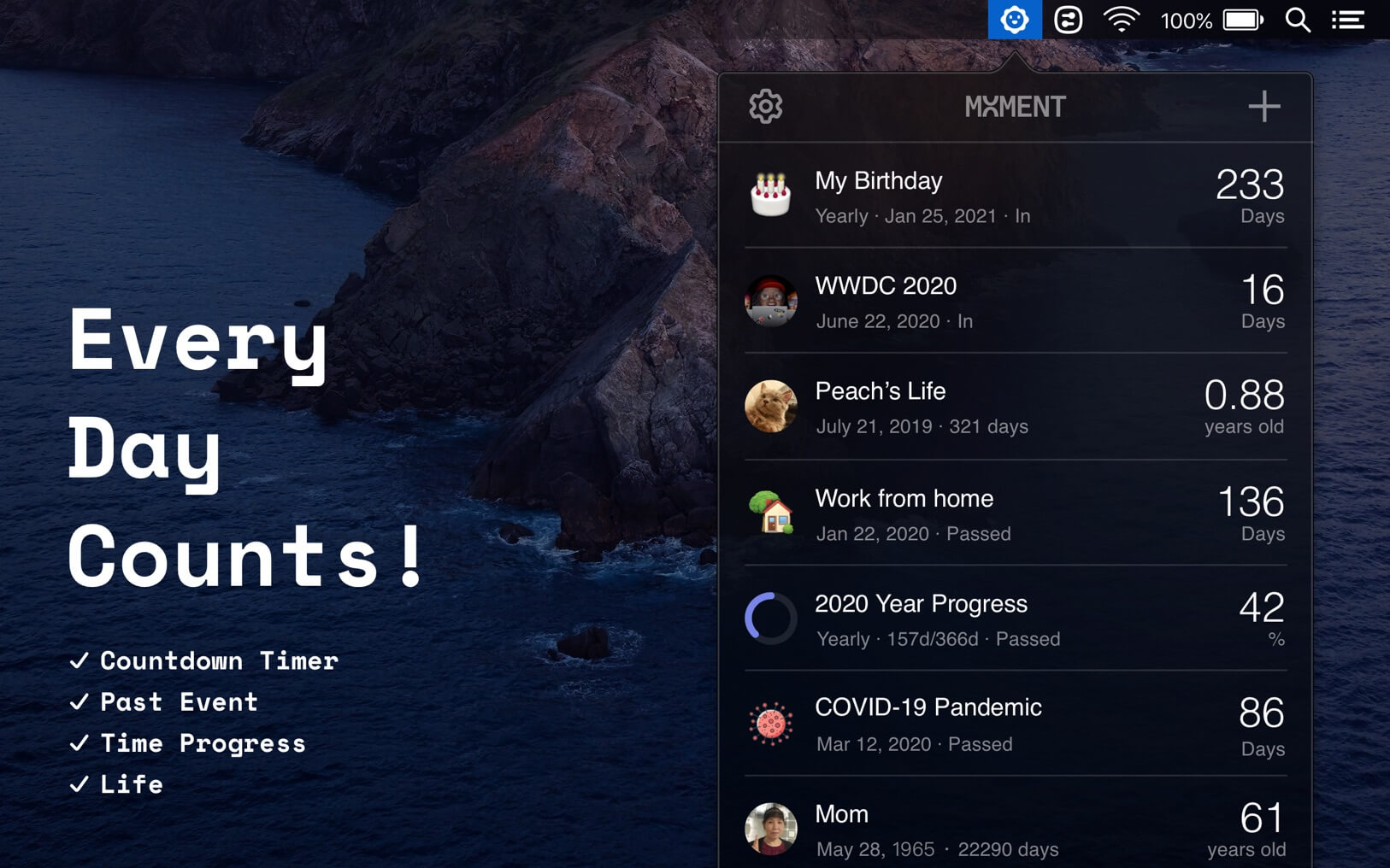Moment Pro 1.4 screenshot