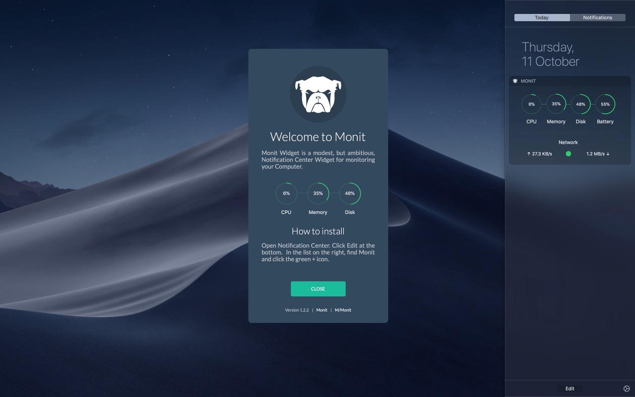 Monit 2.2.4 screenshot