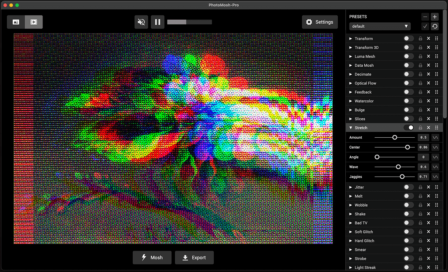 Mosh-Pro 1.3.4 screenshot
