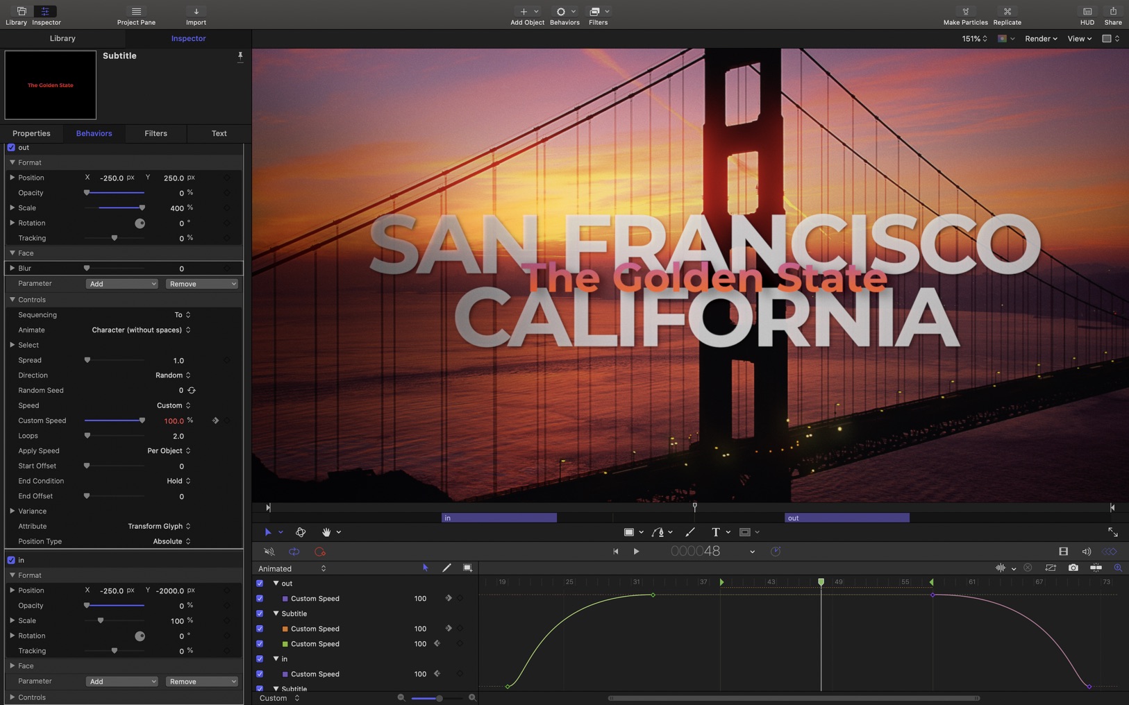 Motion 5.8.0 screenshot