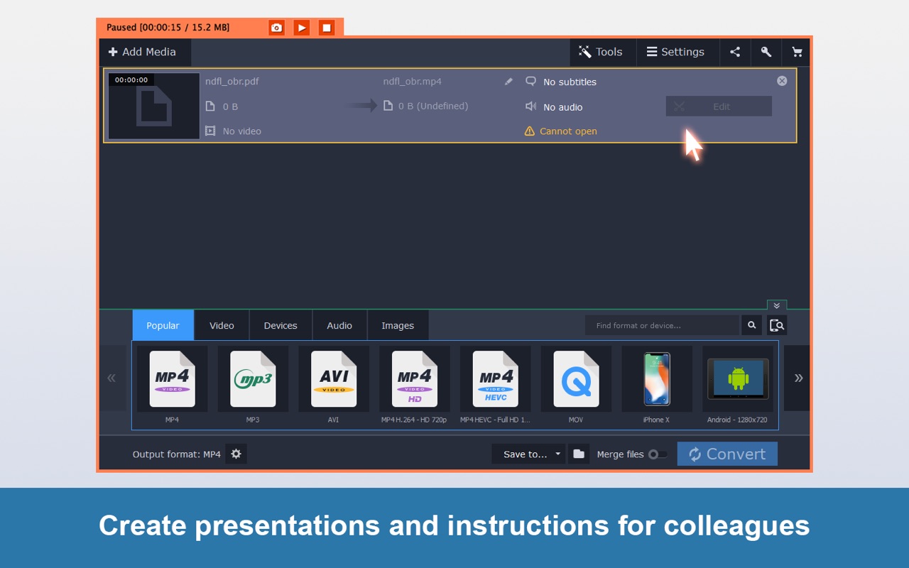Movavi Screen Capture Pro 10.0 – Record Screen Activity. screenshot
