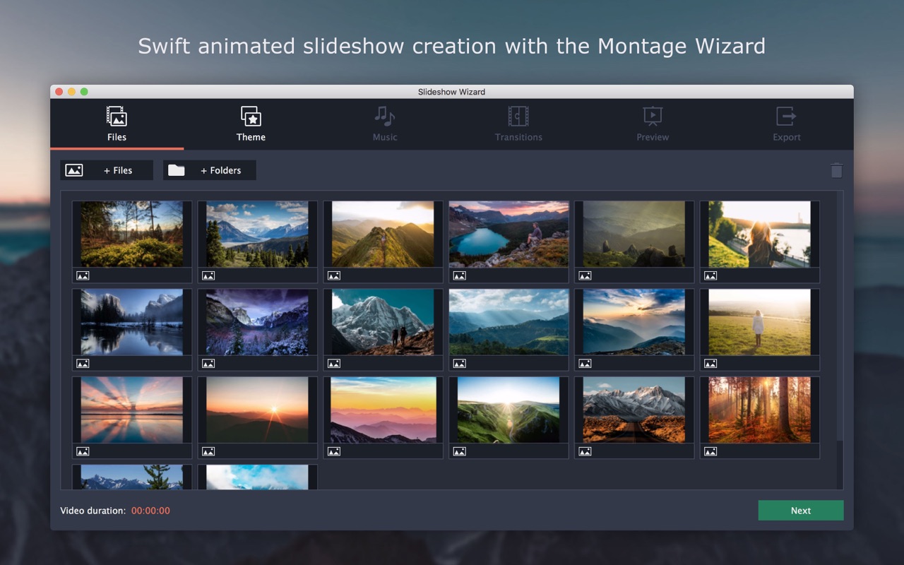 Movavi Slideshow Maker 8.0.1 screenshot