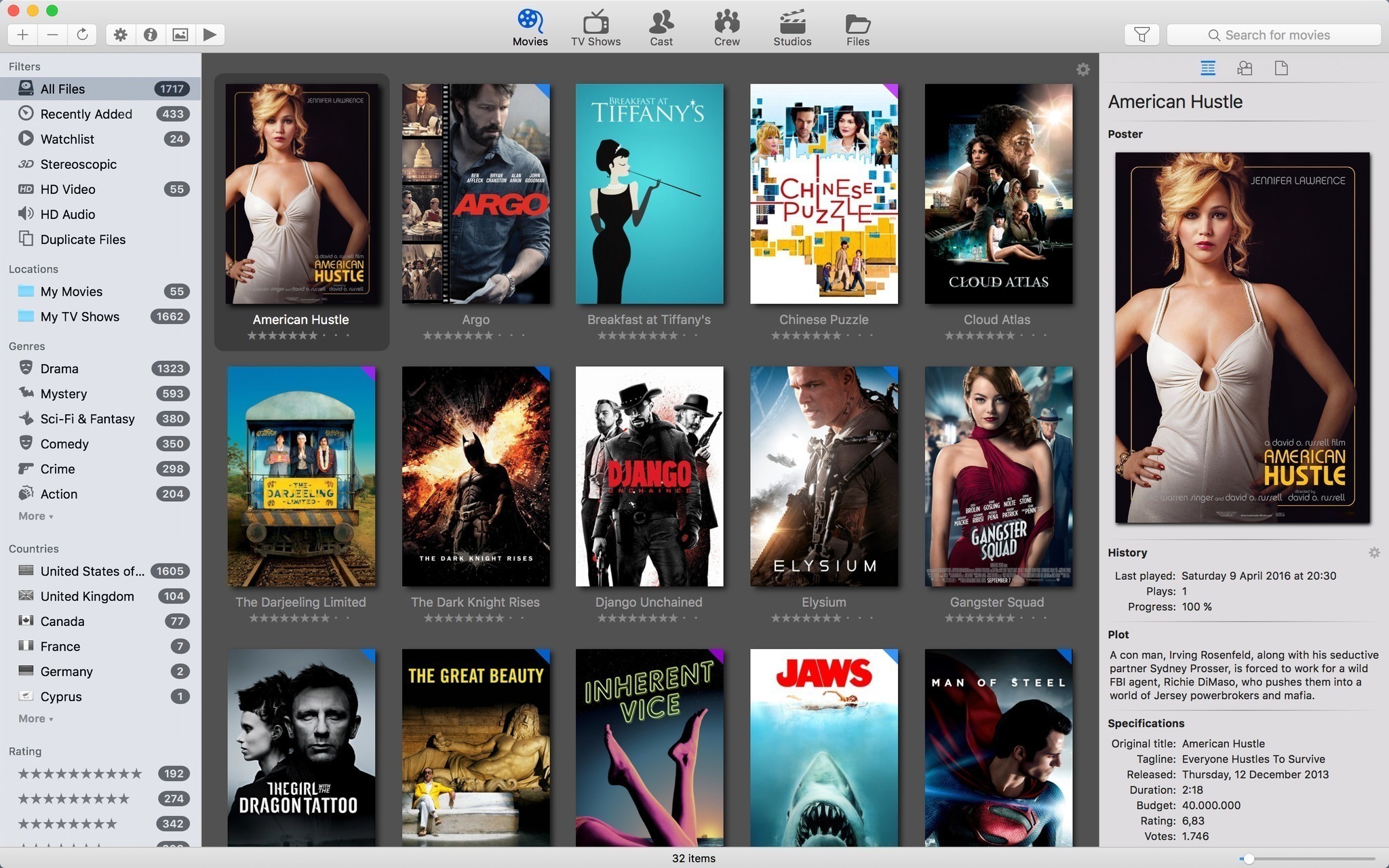 Movie Explorer 1.8.2 – Movie and TV show catalog app. screenshot