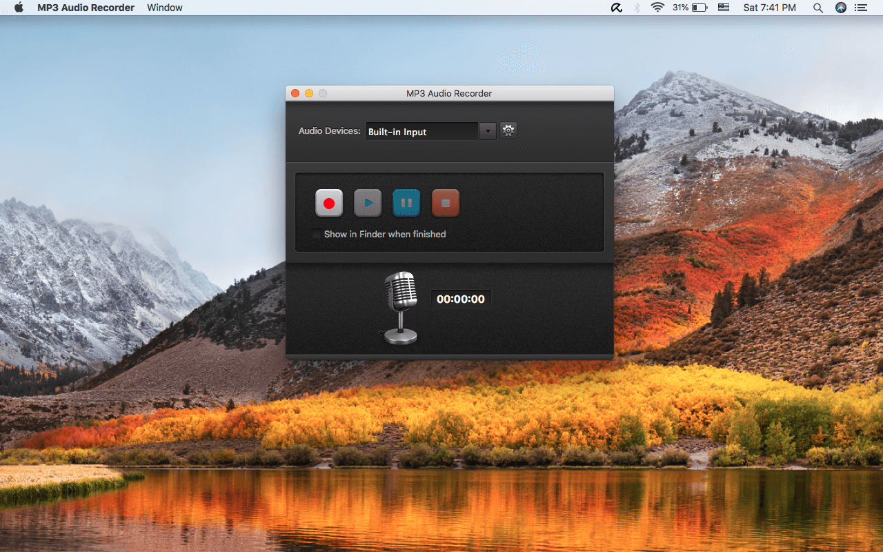 MP3 Audio Recorder 3.1.0 screenshot