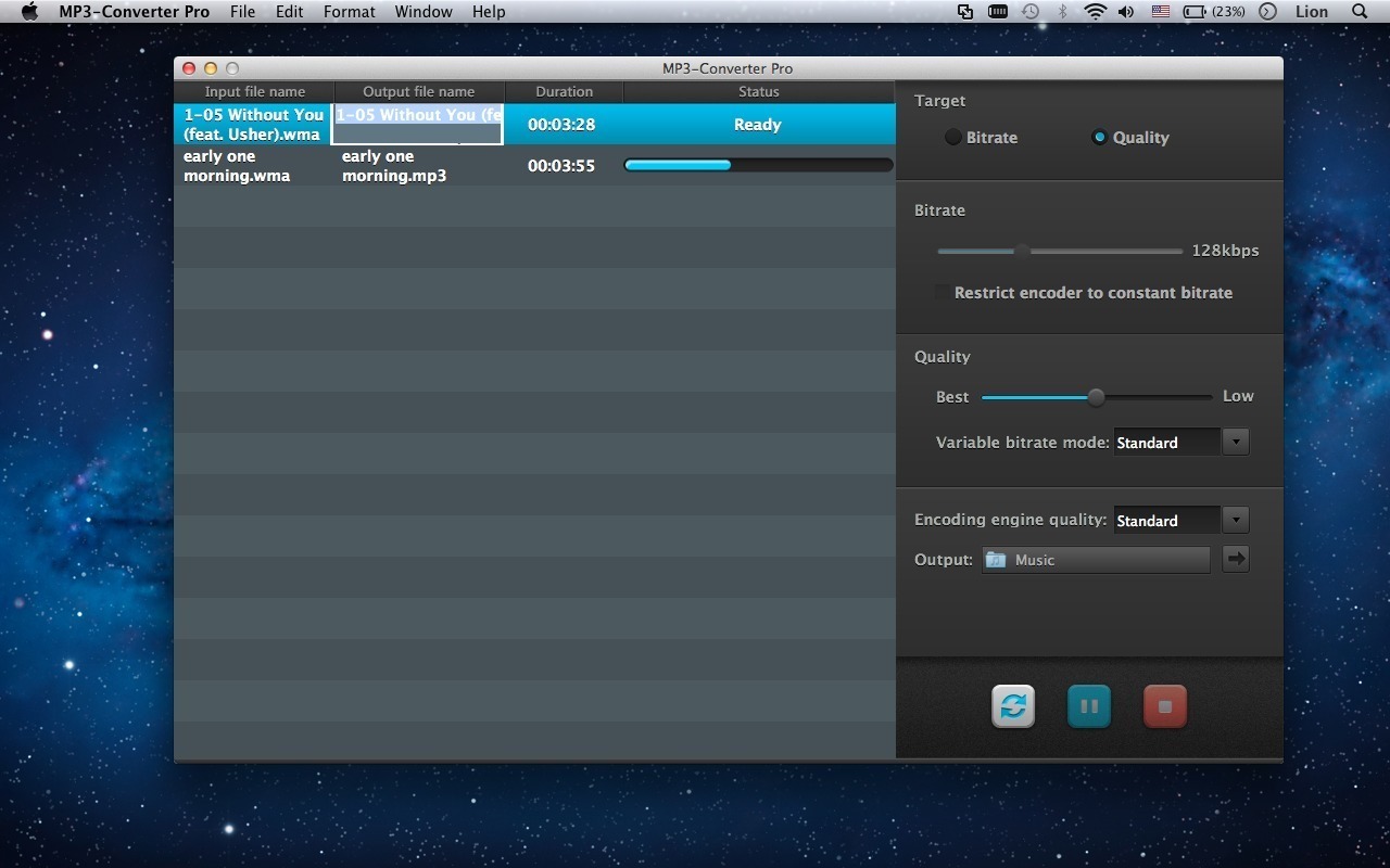 MP3 Converter Pro 2.8.0 – Professional music converter software. screenshot