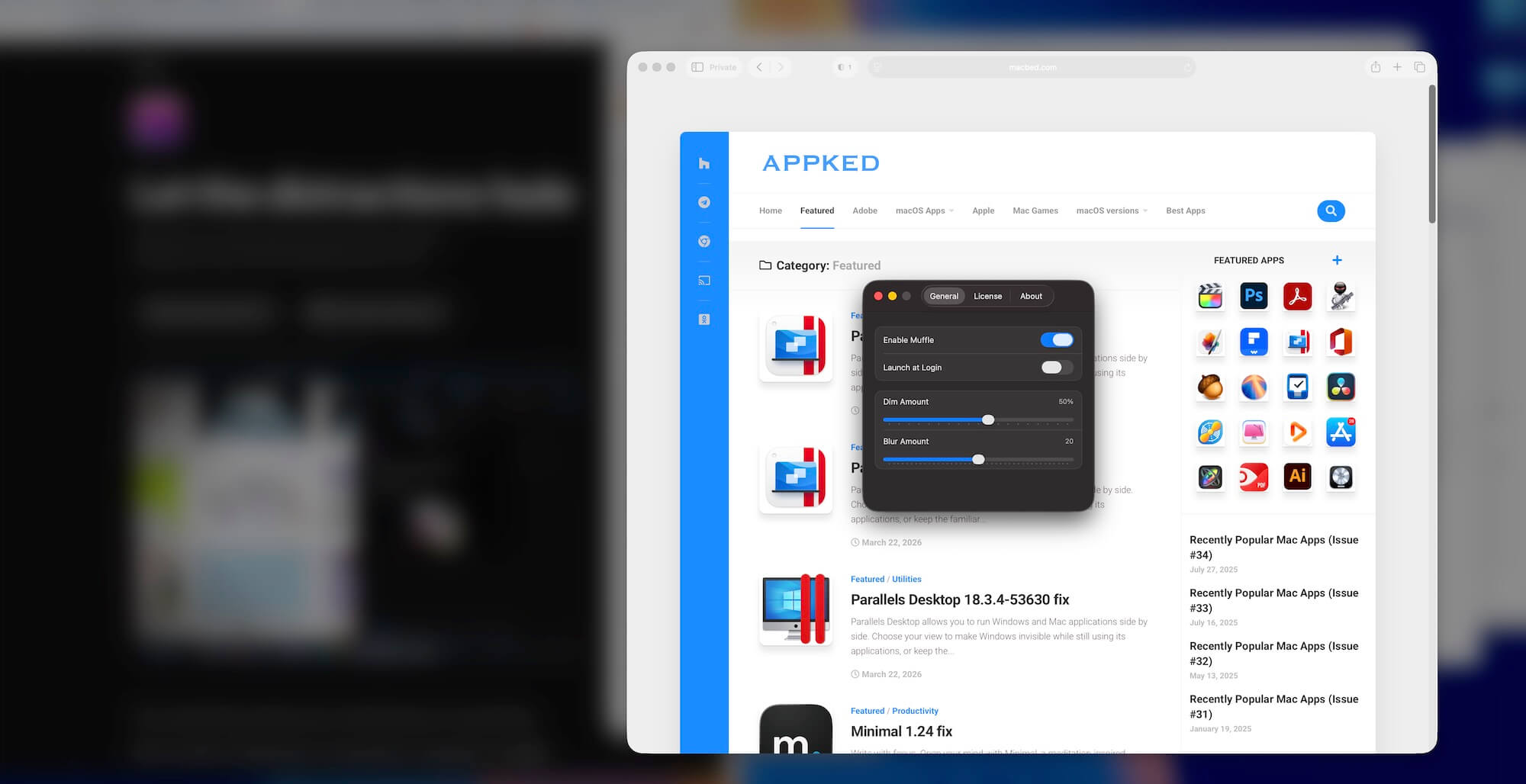 Muffle 1.3 screenshot