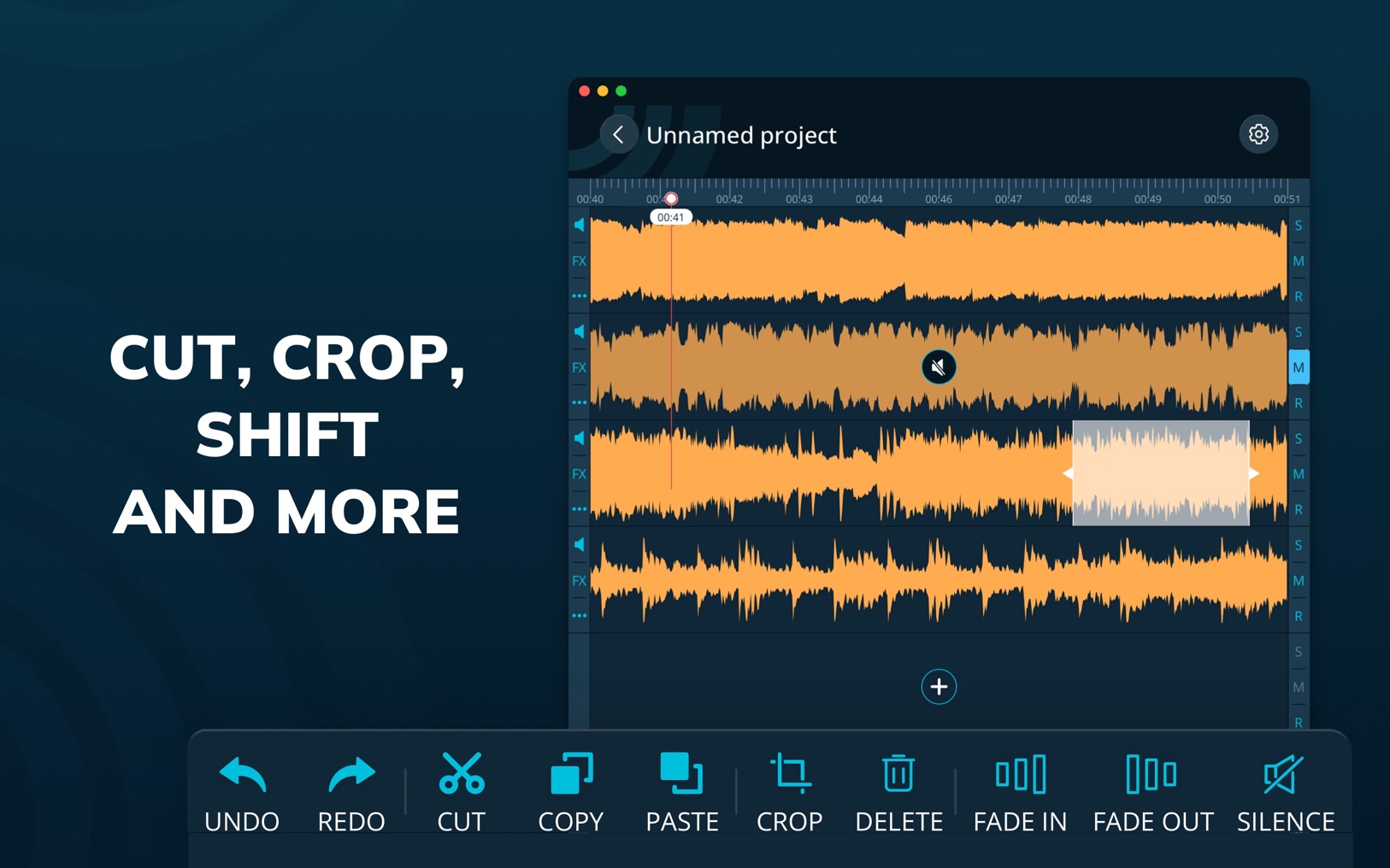 Multitrack Editor 1.0.11 screenshot