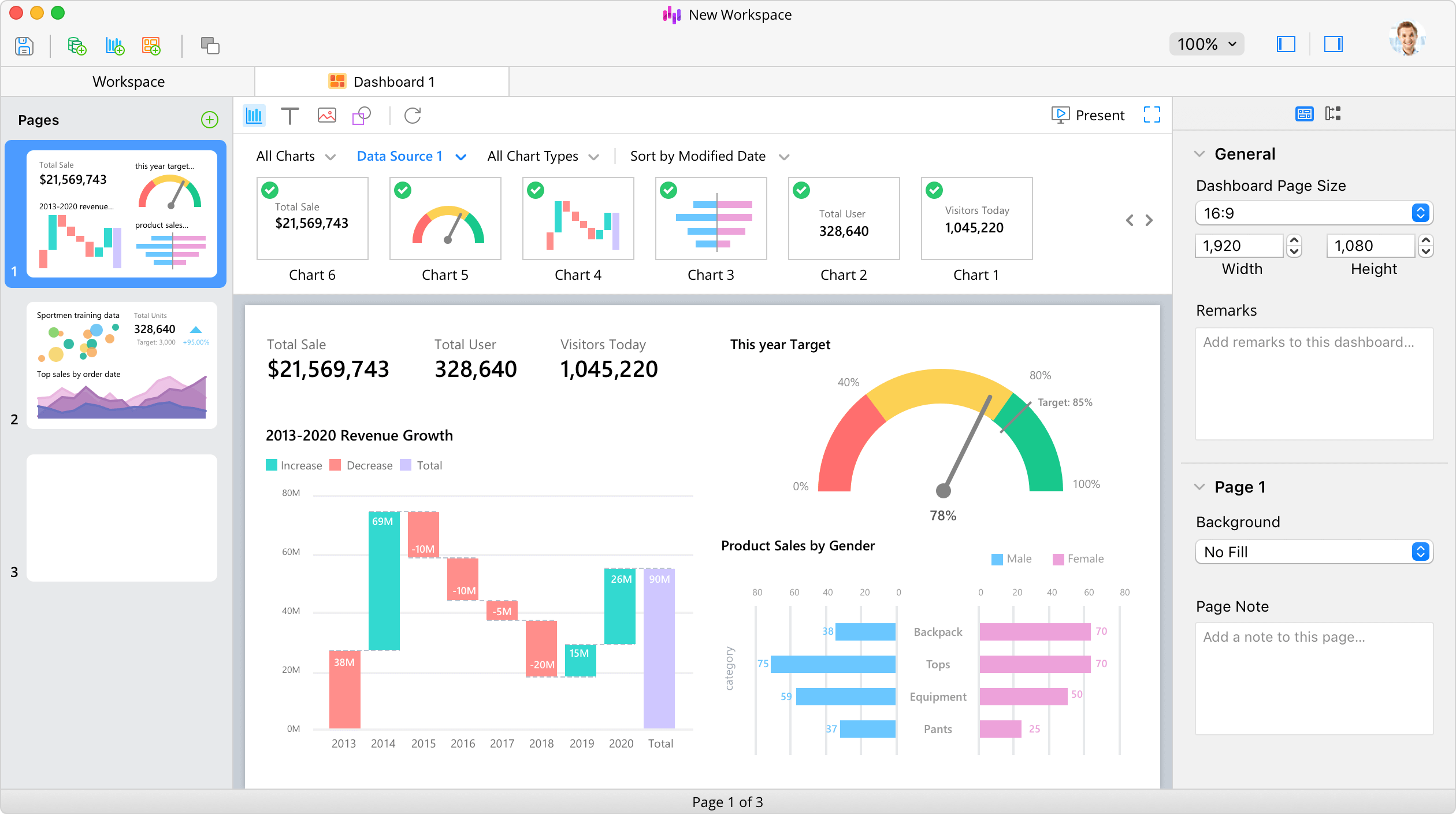 Navicat BI Viewer 2.1.9 screenshot