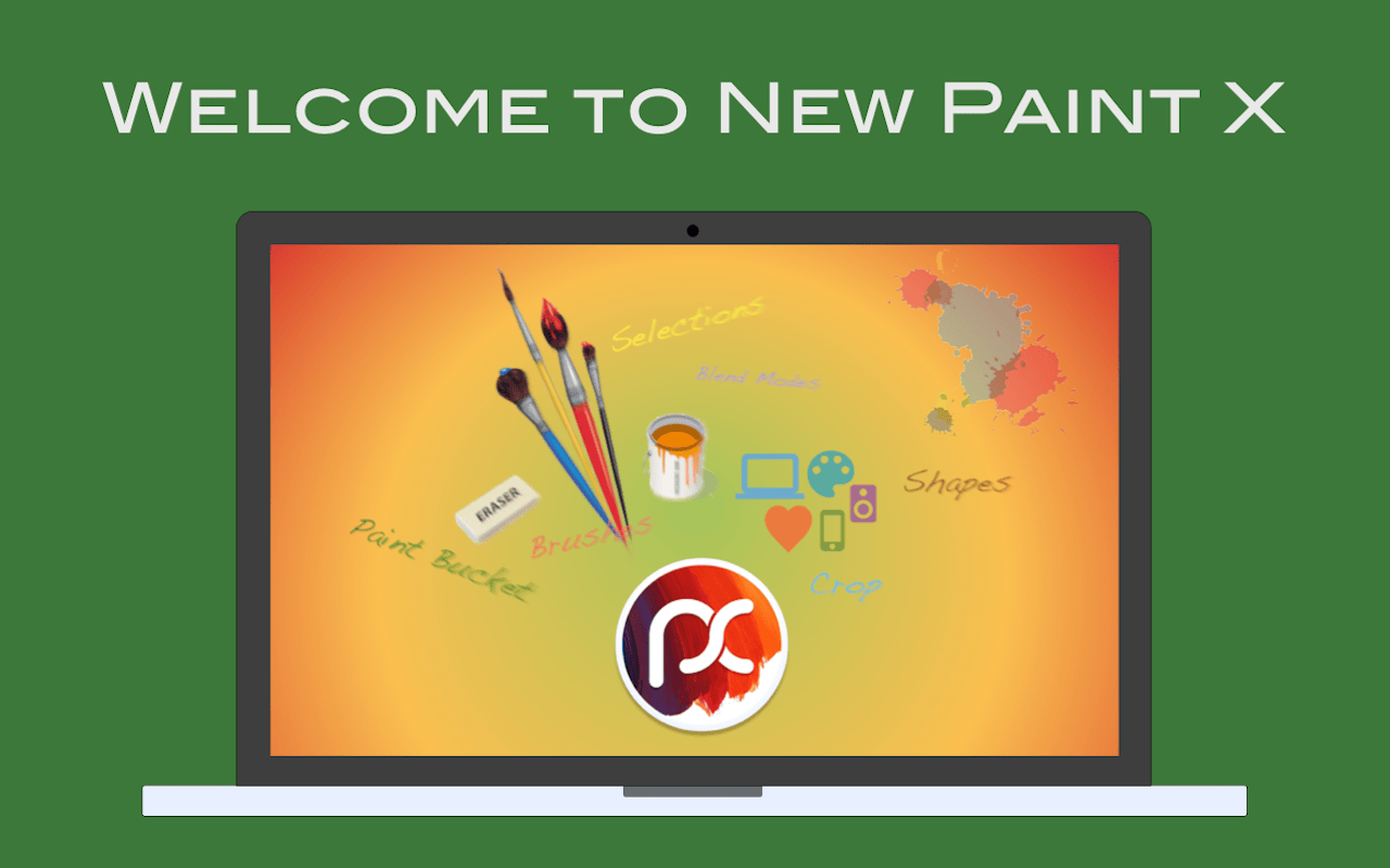 New Paint X 1.2.1 – All-new designed Mac painting app. screenshot