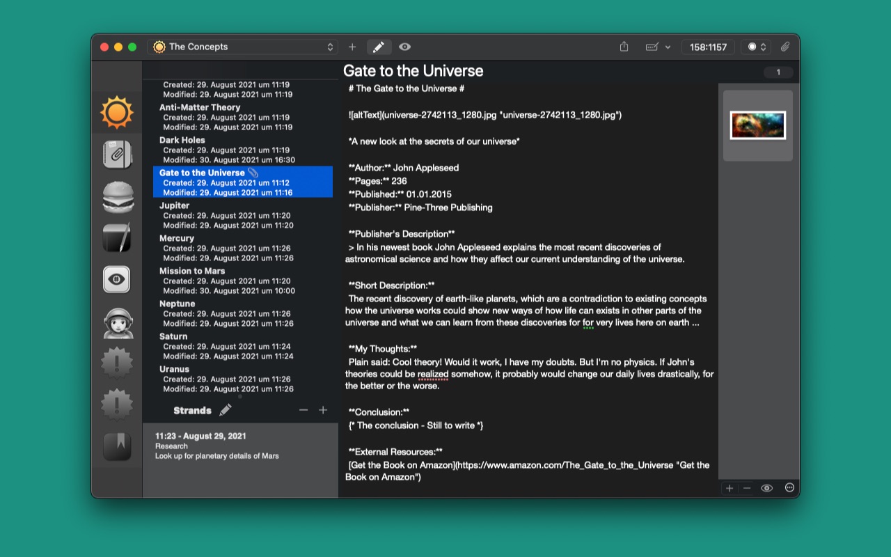 Note-C 2.7.2 screenshot
