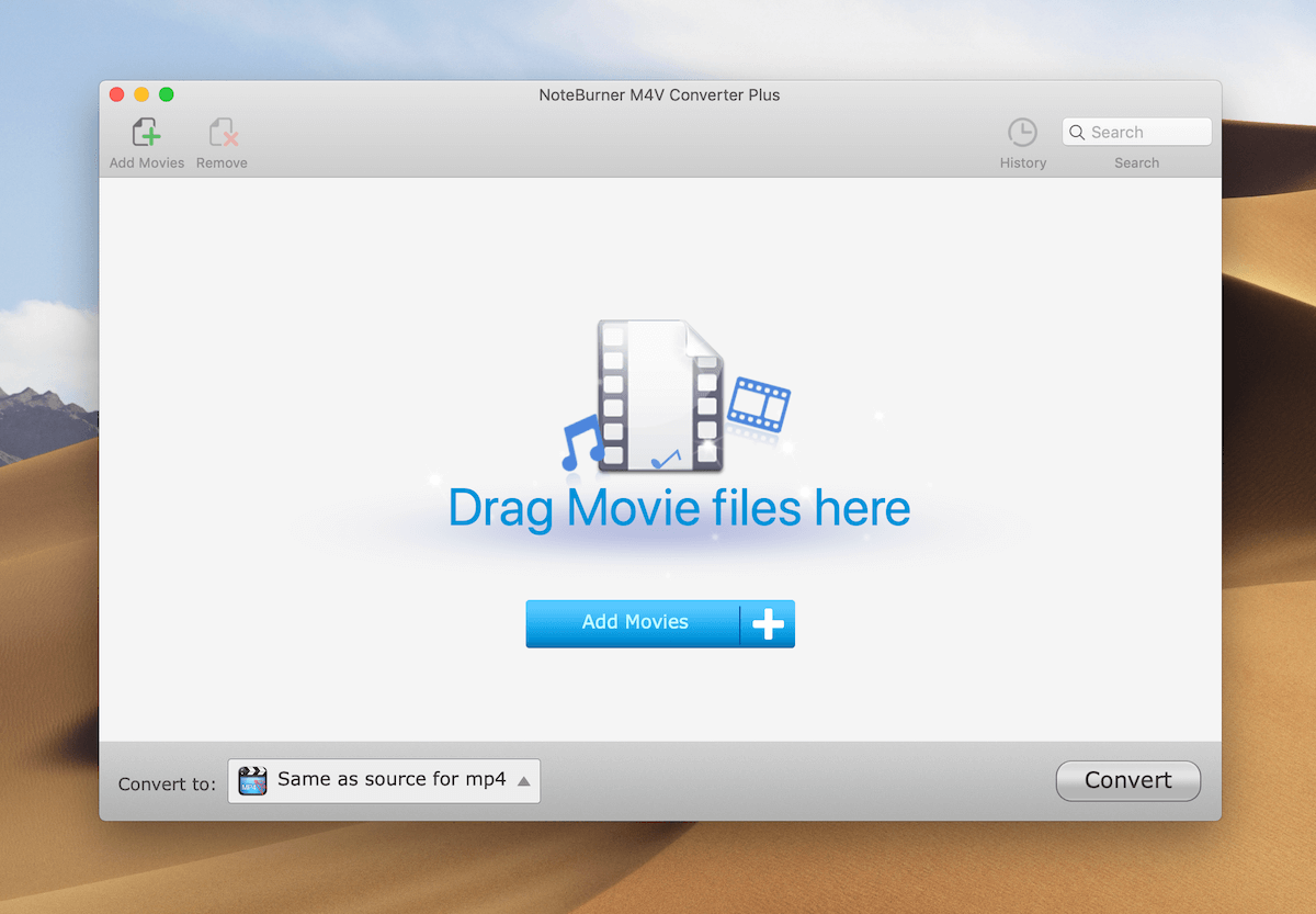 NoteBurner M4V Converter Plus 4.3.8 screenshot