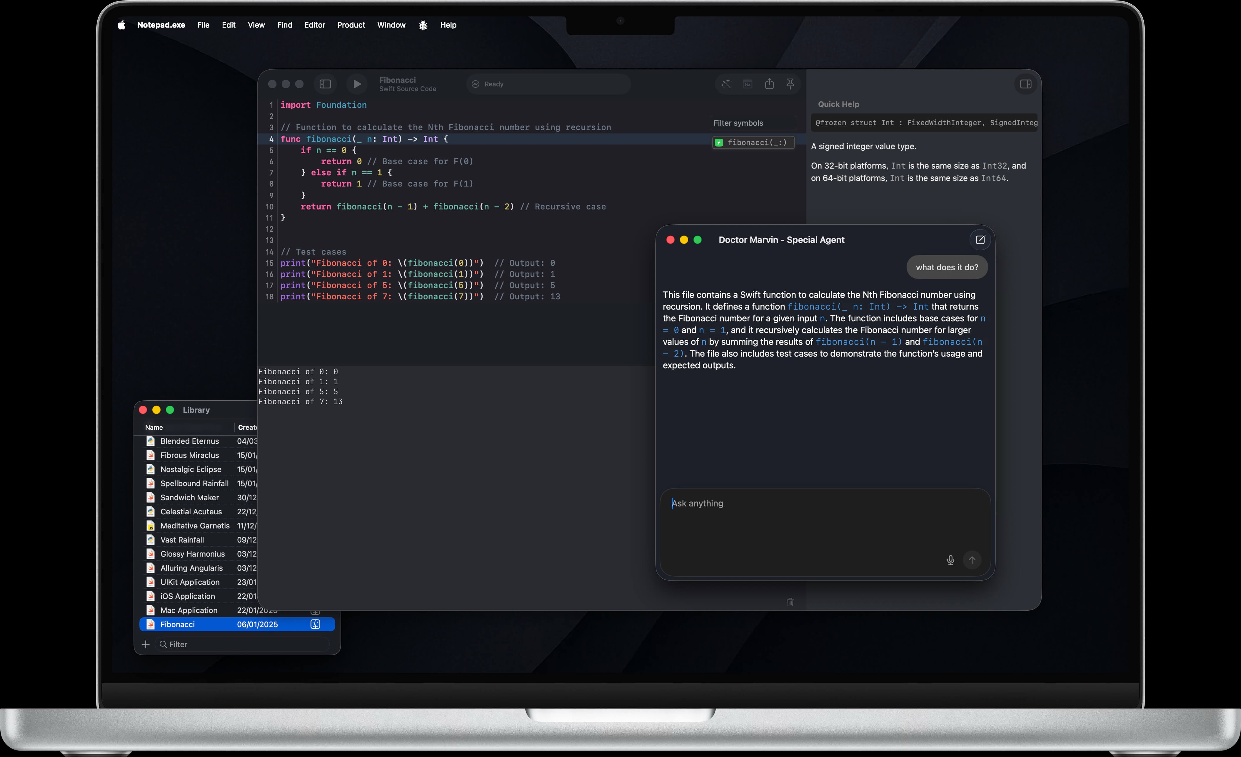 Notepad.exe 1.4.1849 screenshot
