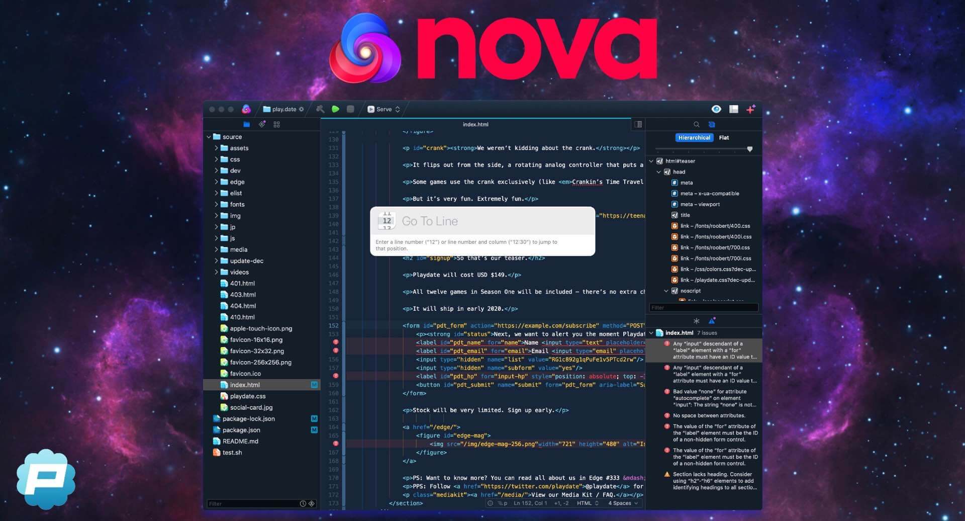 Nova 12.1 screenshot