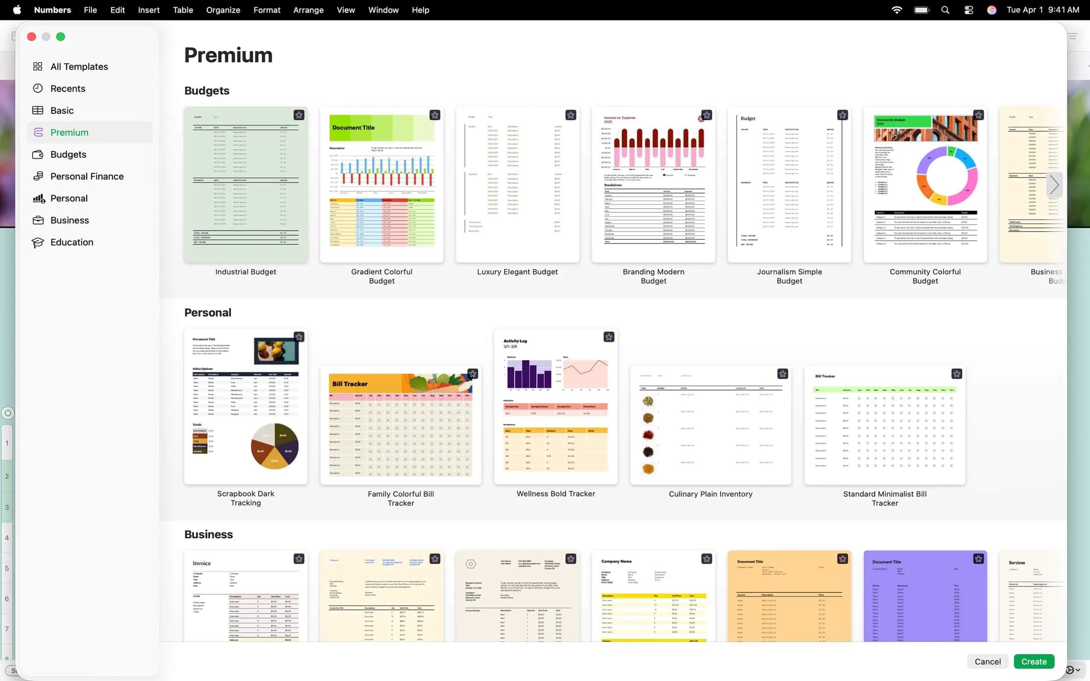 Numbers 15.3.1 screenshot