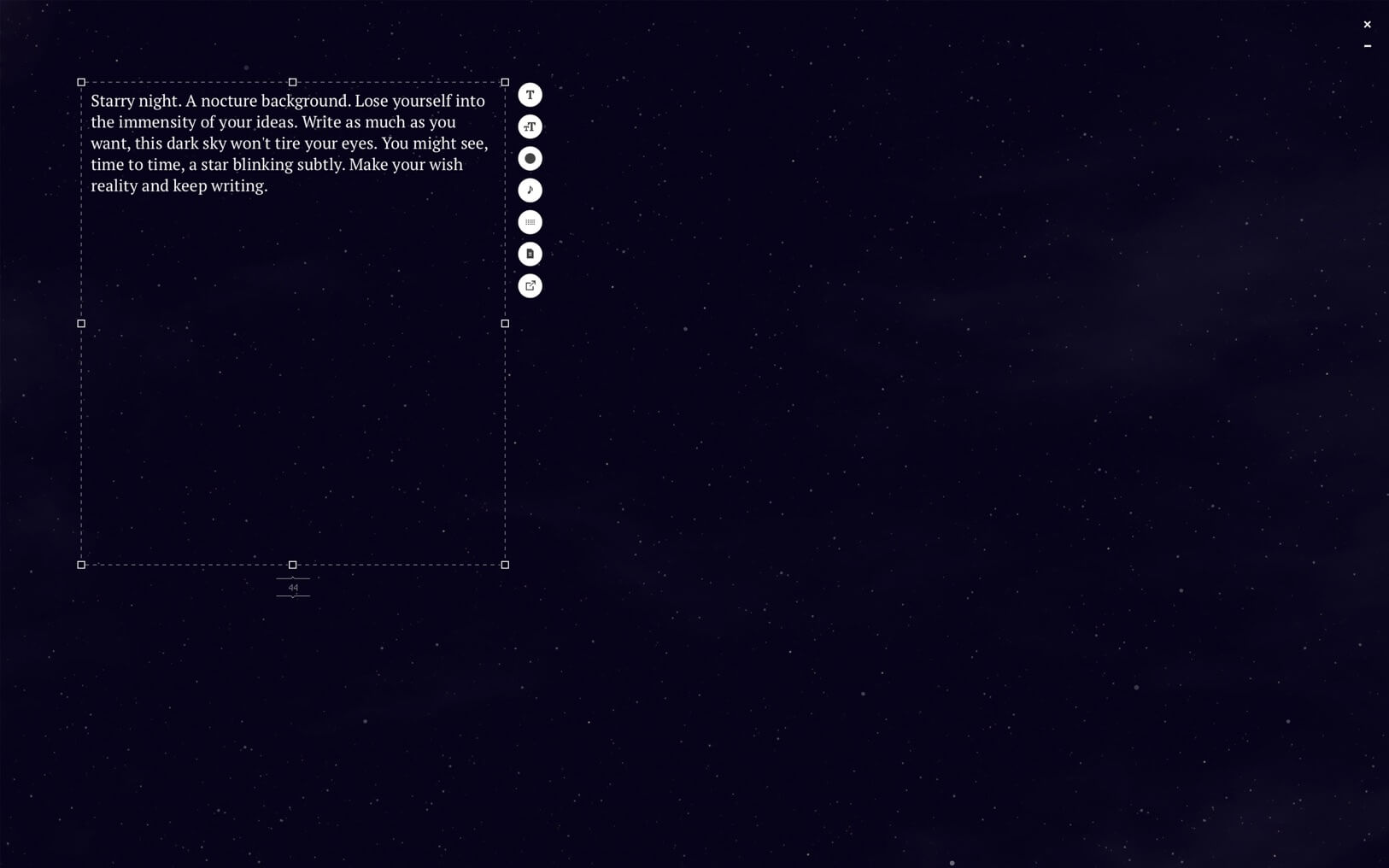 OmmWriter 1.67 screenshot